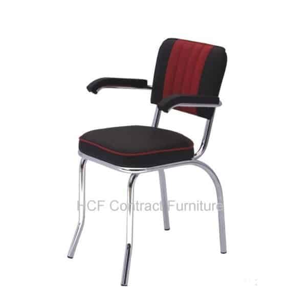 Memphis Retro Diner Arm Chair (60 Colours)