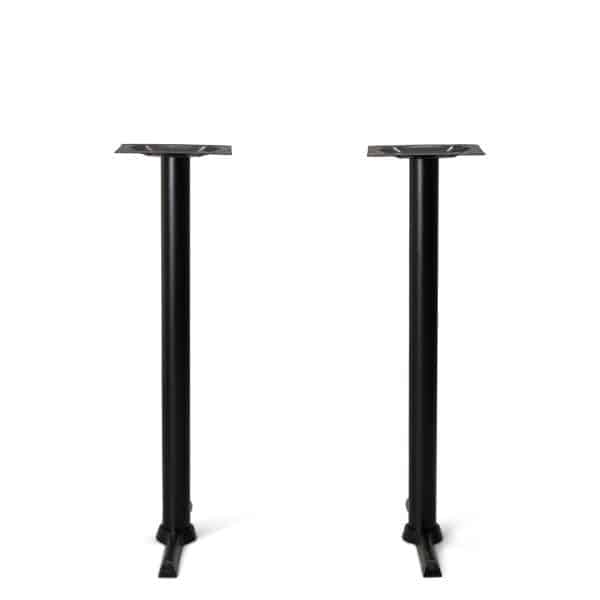 Black Twin Pedestal Poseur Base