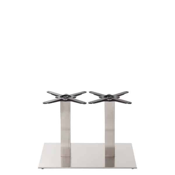 Stainless Steel Flat Twin Pedestal Coffee Base