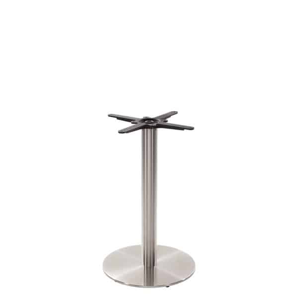 Stainless Steel Flat Round Medium Dining Base