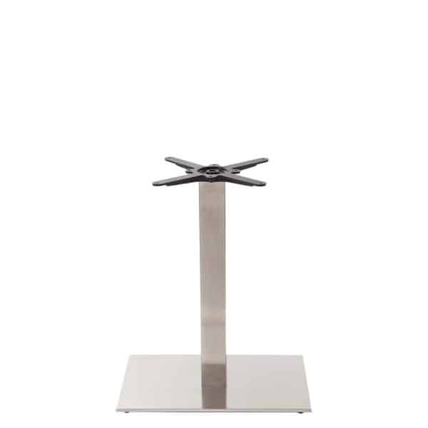 Stainless Steel Flat Single Pedestal Dining Base