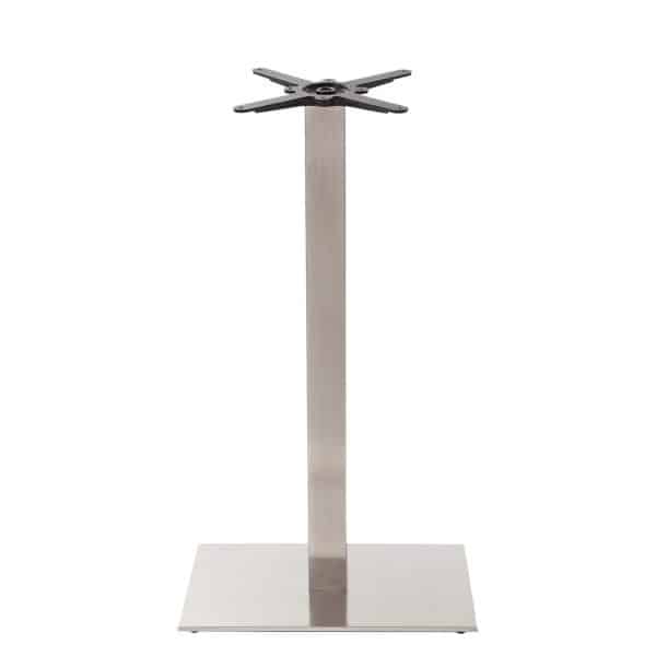 Stainless Steel Flat Single Pedestal Poseur Base