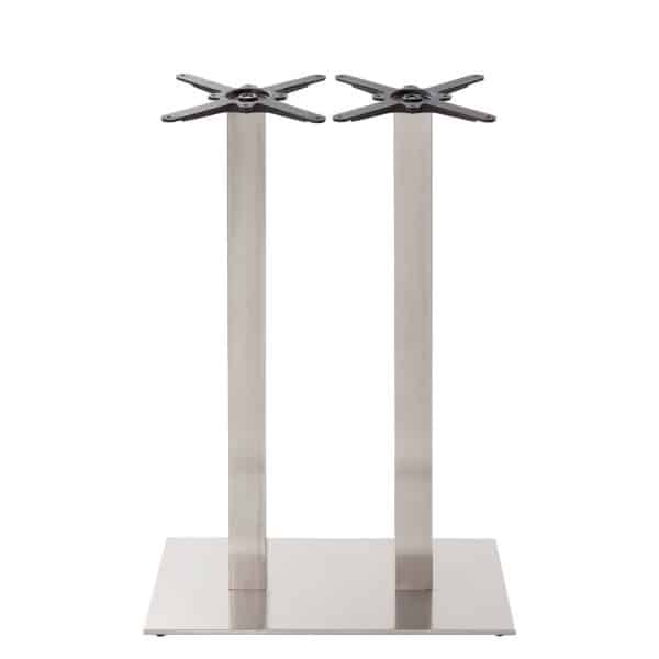 Stainless Steel Flat Twin Pedestal Poseur Base