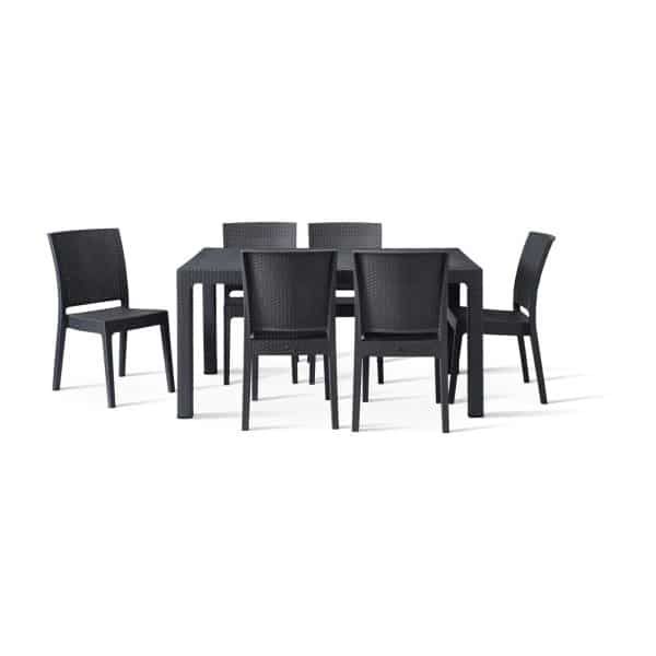 Cambridge 6 Seater Table with 6 Cambridge Side Chairs