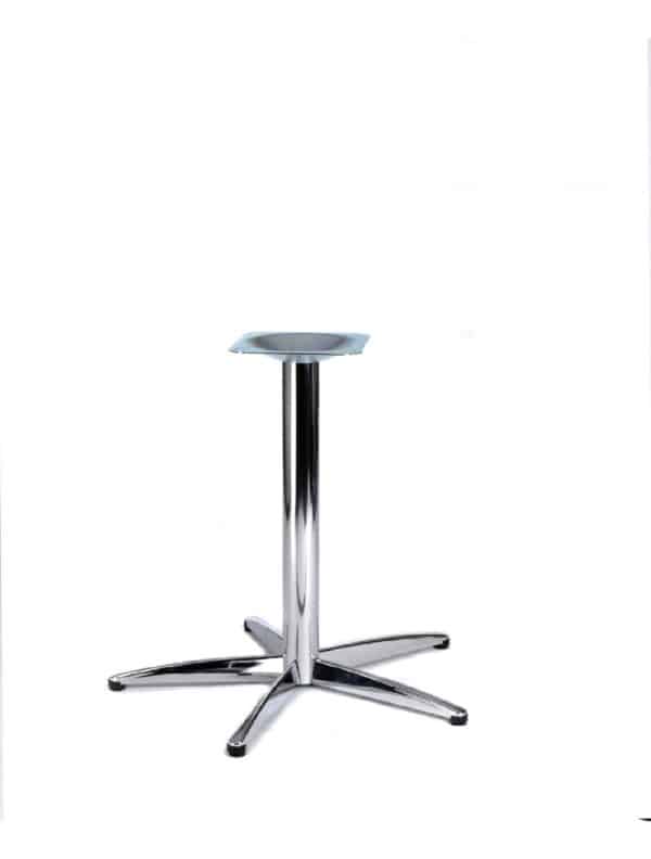Chrome Cruciform 5 Star Dining Base
