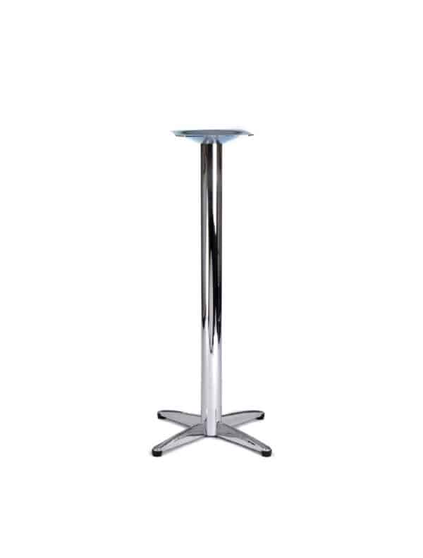 Chrome Cruciform Small Poseur Base