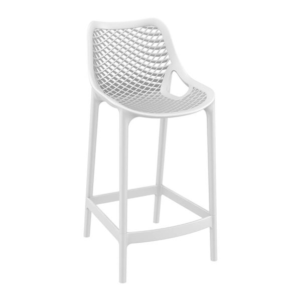 Cairo Bar Stool - White