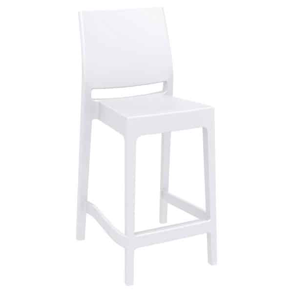 Chile Bar 65cm Stool - White