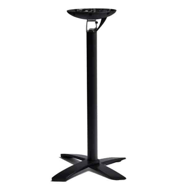 Black Interstacking Flip Top Poseur Base
