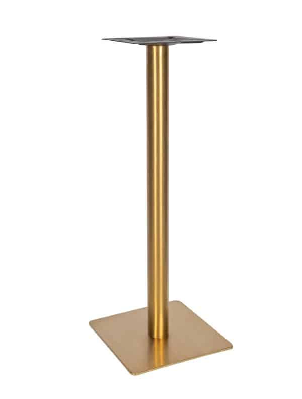 Vintage Brass Small Square Poseur Base