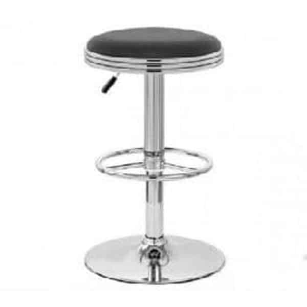 R127 Retro Chrome Bar Stool