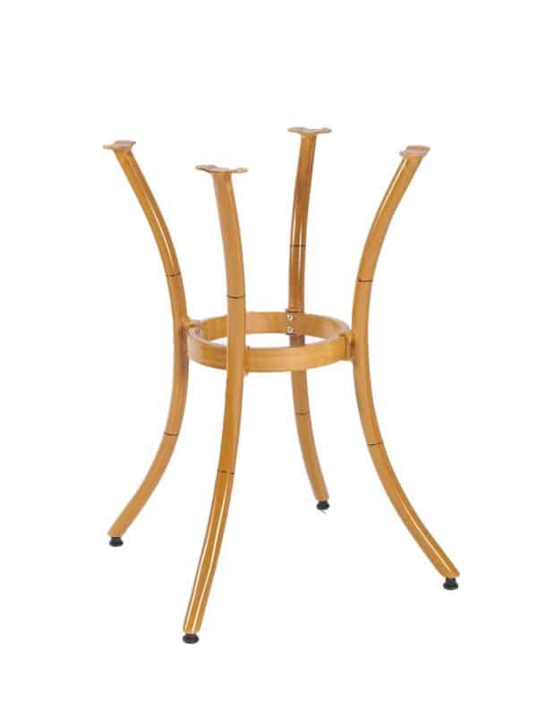 Paris Light Bamboo 4 Leg Table Base