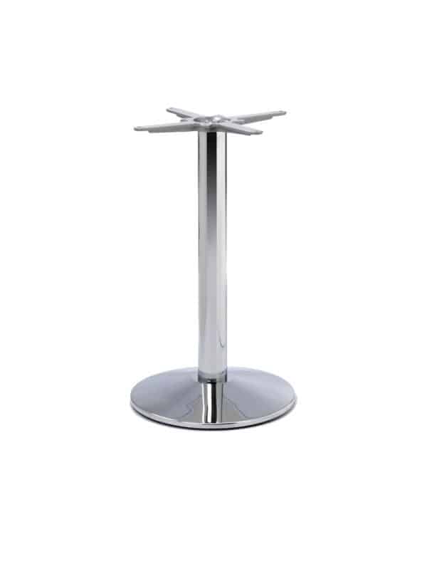 Chrome Trumpet Small Dining Base