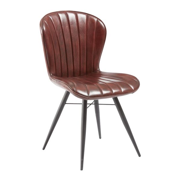 Leno Side Chair - Claret Red