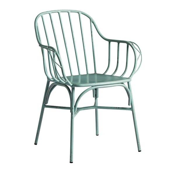 Metz Arm Chair Retro Light Blue