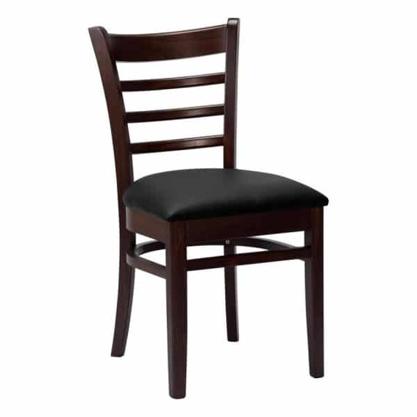 Cheshire Side Chair - Black / Walnut