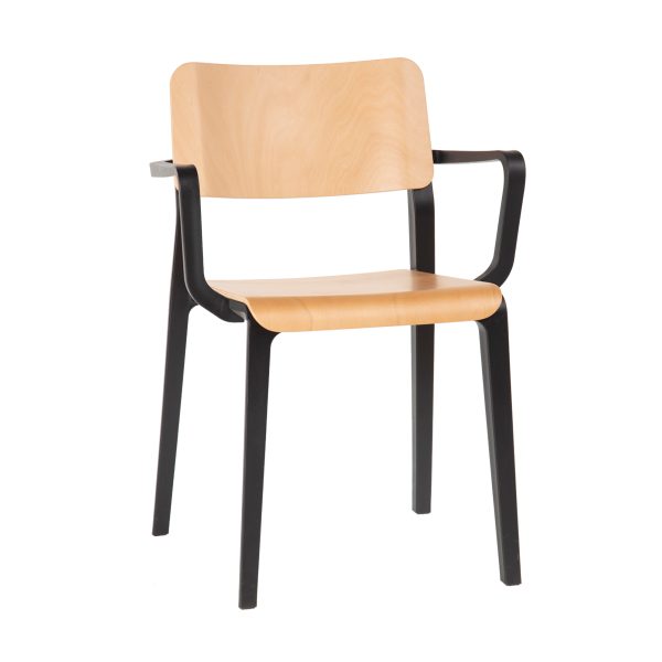 Moji Ply Arm Chair - (3 Frame Colours)