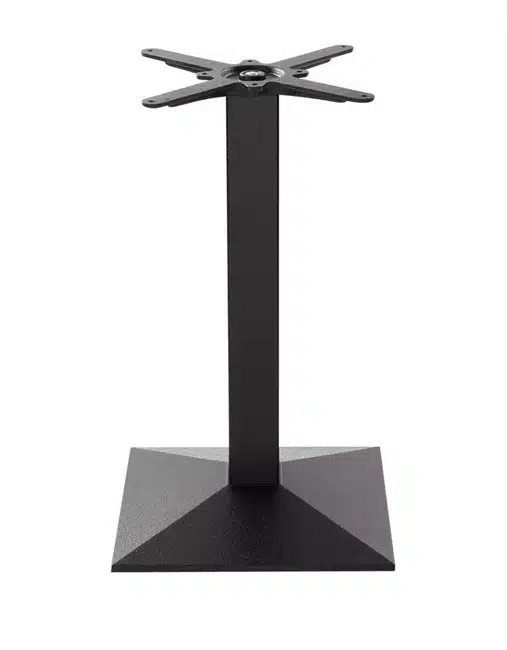 Heavy-duty cast iron pyramid table base for pubs, bars and restaurants.