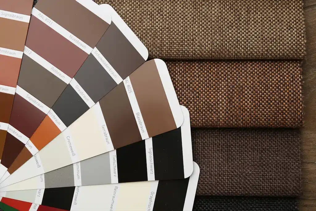 Crib 5 fabric swatches for meeting pods and acoustic booths