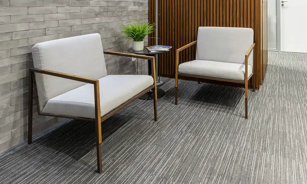 Commercial Upholstered Wooden seating in a Dental Clinic Furniture
