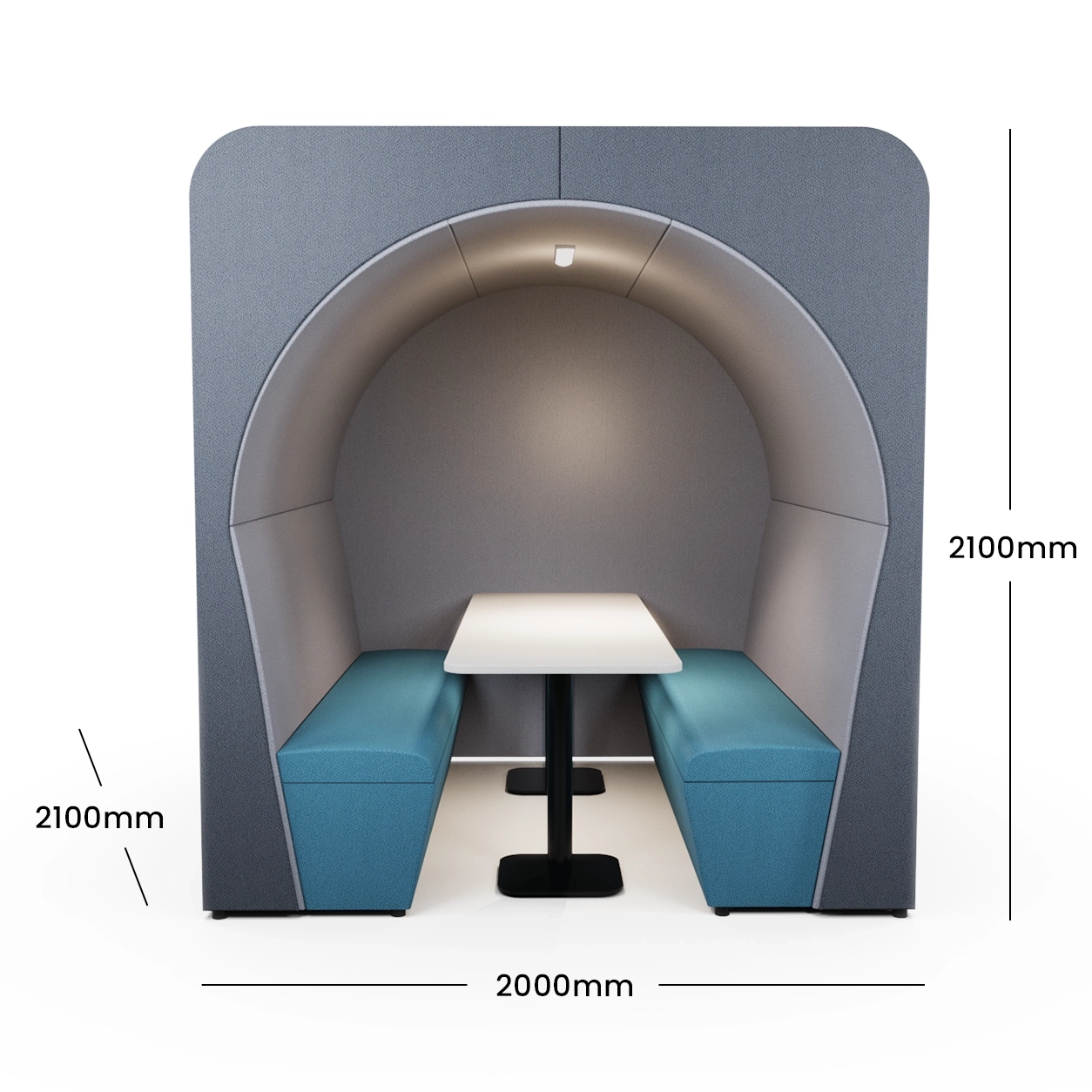 Loop 8 Seater ClosedMeeting Pod - 2100mm Unit
